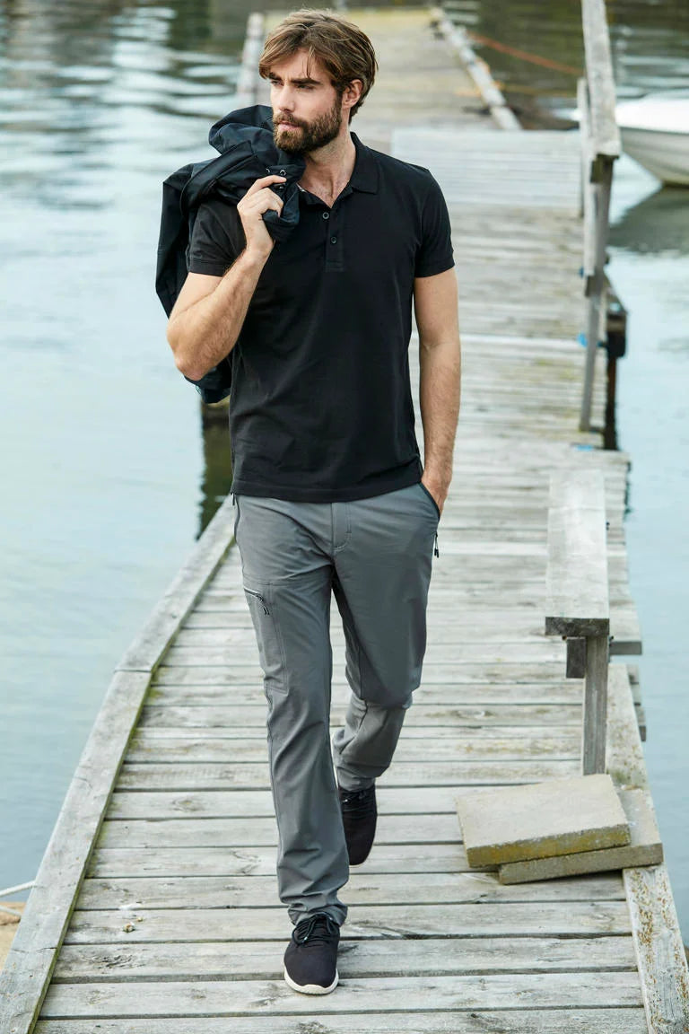 Morris solid Polo Herr
